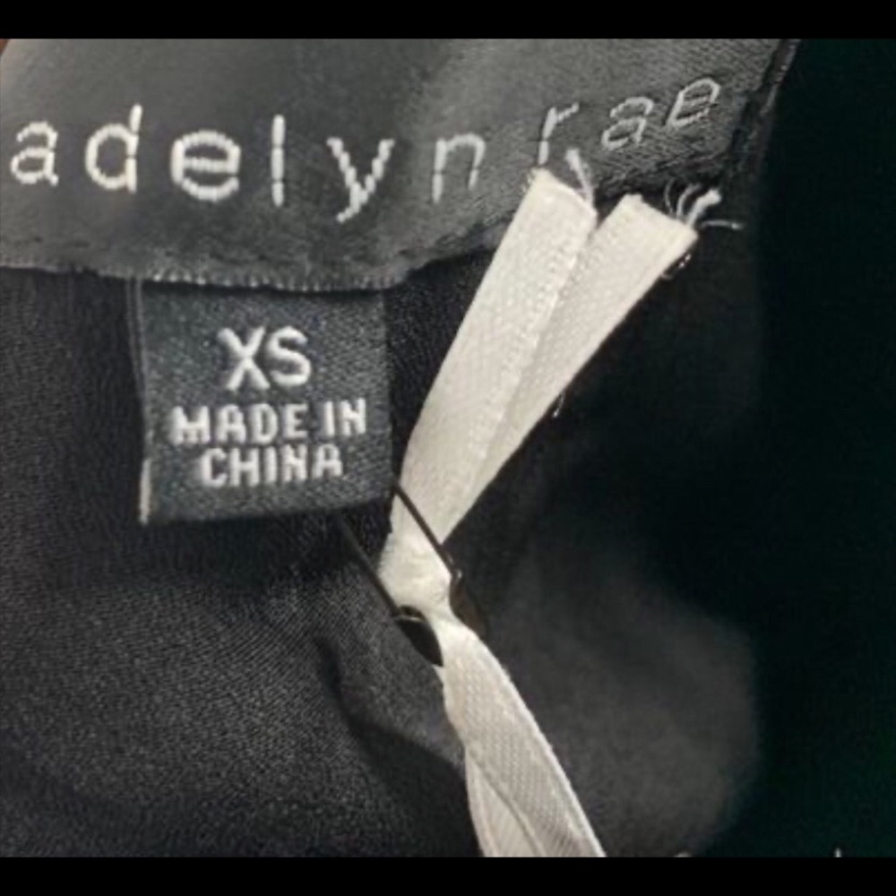 Adelyn Rae Black White Harla Dress High Low BNWT! - Picture 6 of 8